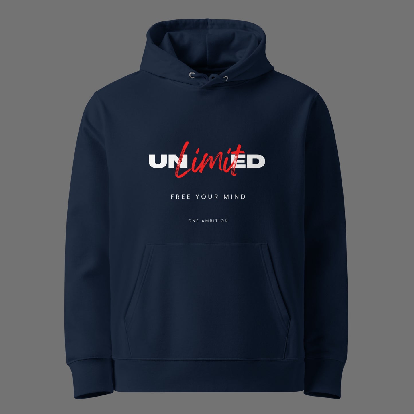 Sweat à capuche coton bio UNLIMITED - Unisexe