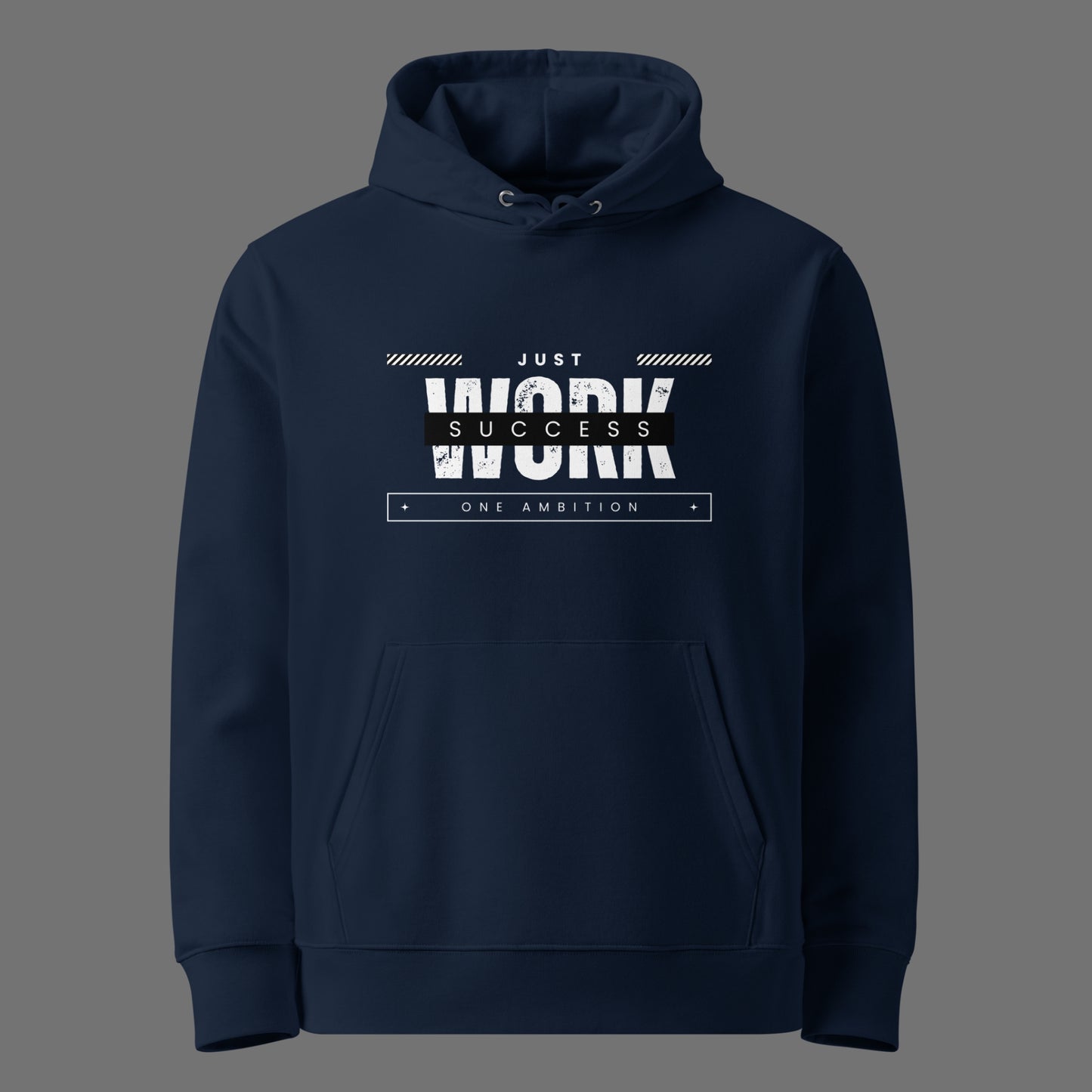 Sweat à capuche coton bio JUST WORK - Unisexe