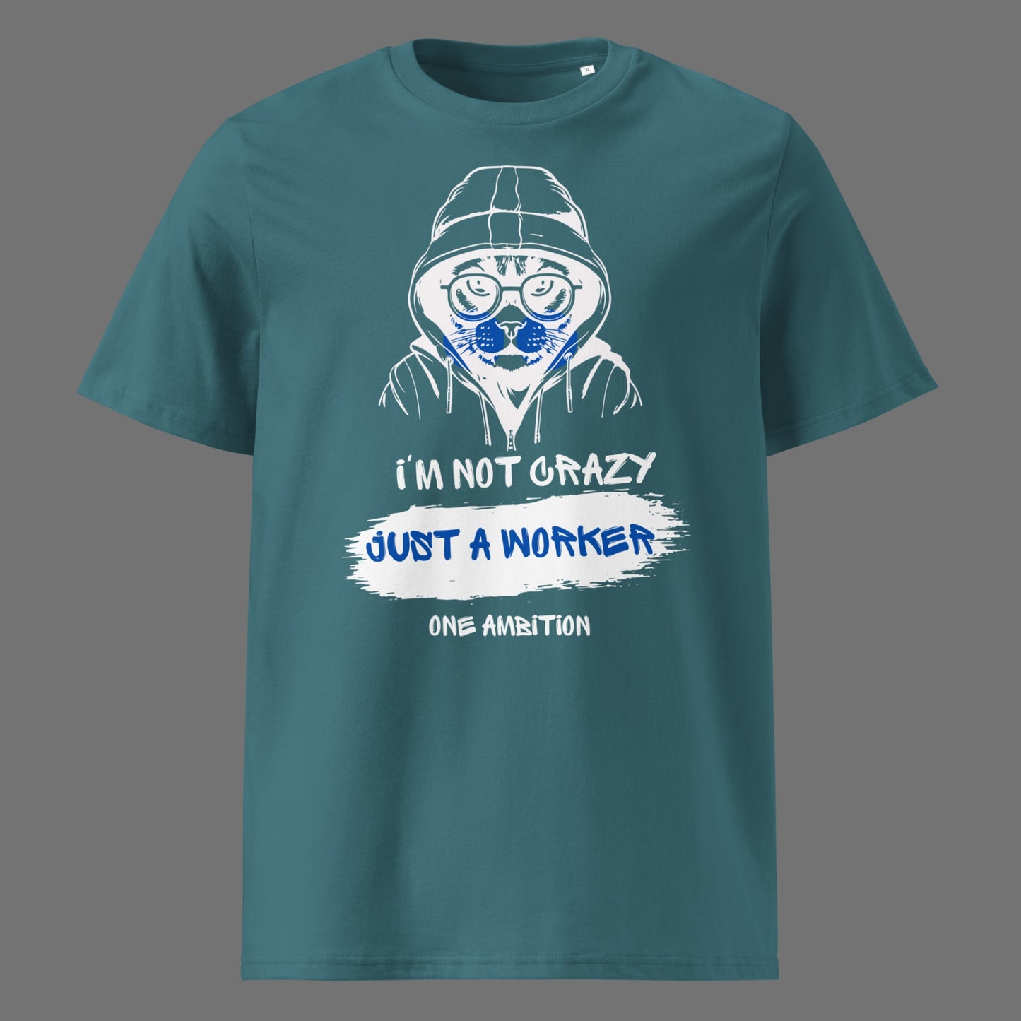 T-shirt unisexe coton bio I'M NOT CRAZY