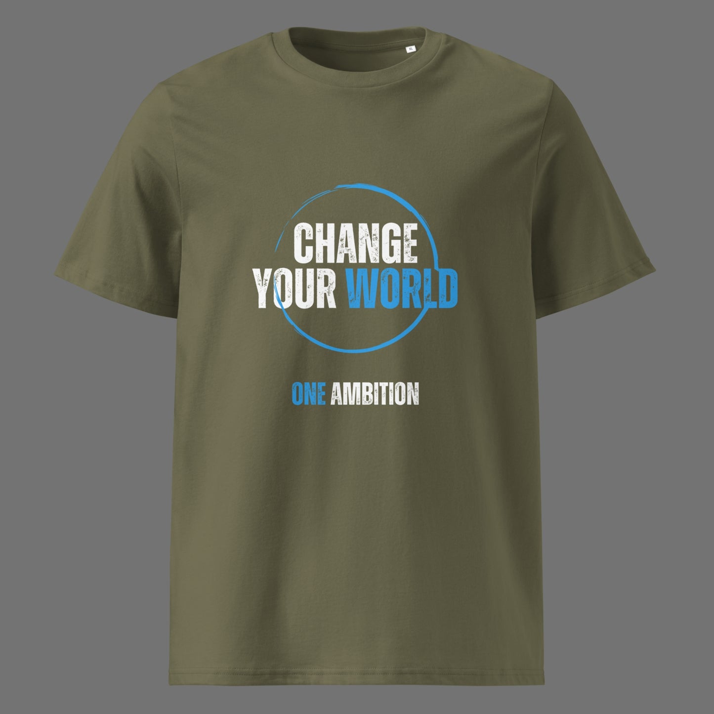 T-shirt unisexe coton bio CHANGE YOUR WORLD
