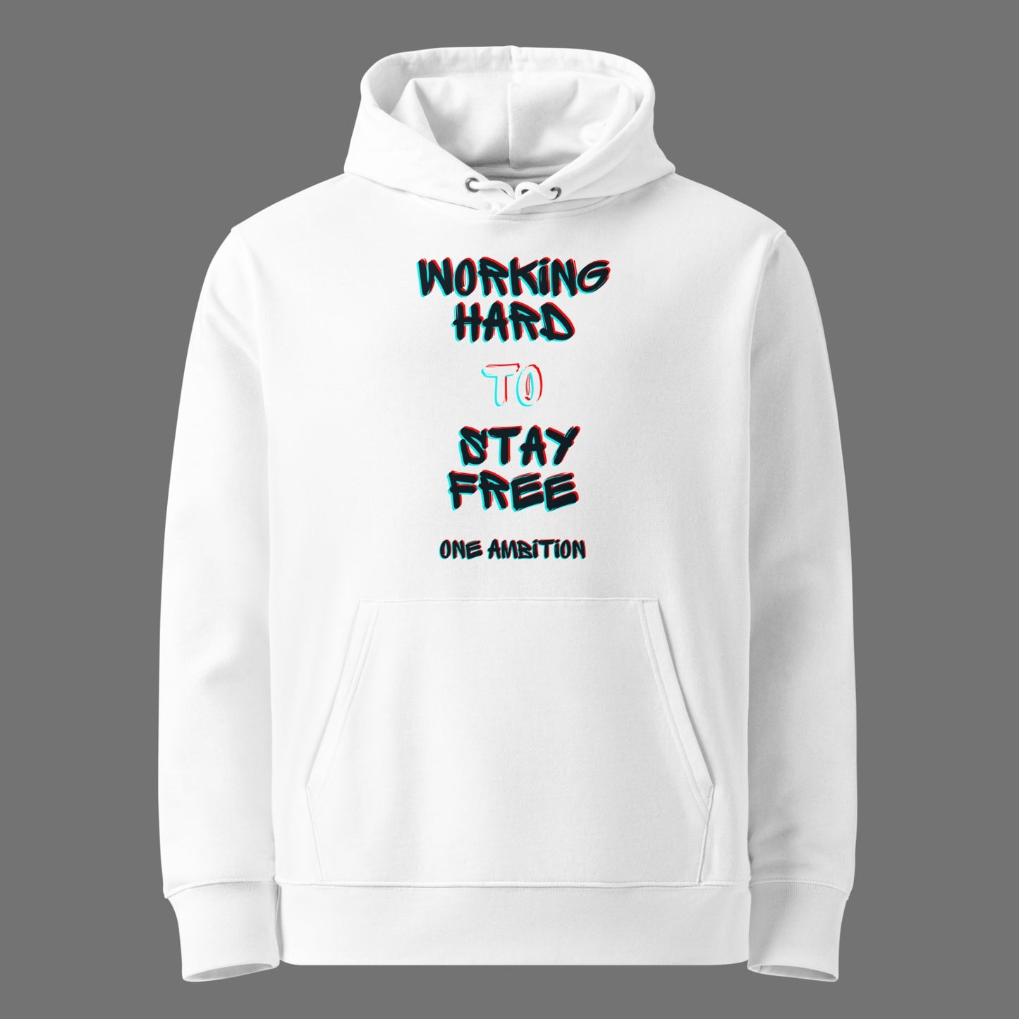 Sweat à capuche coton bio WORKING HARD LIGHT - Unisexe