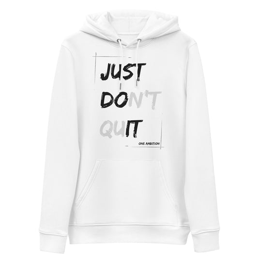 Sweat à capuche coton bio JUST DO IT LIGHT - Unisexe