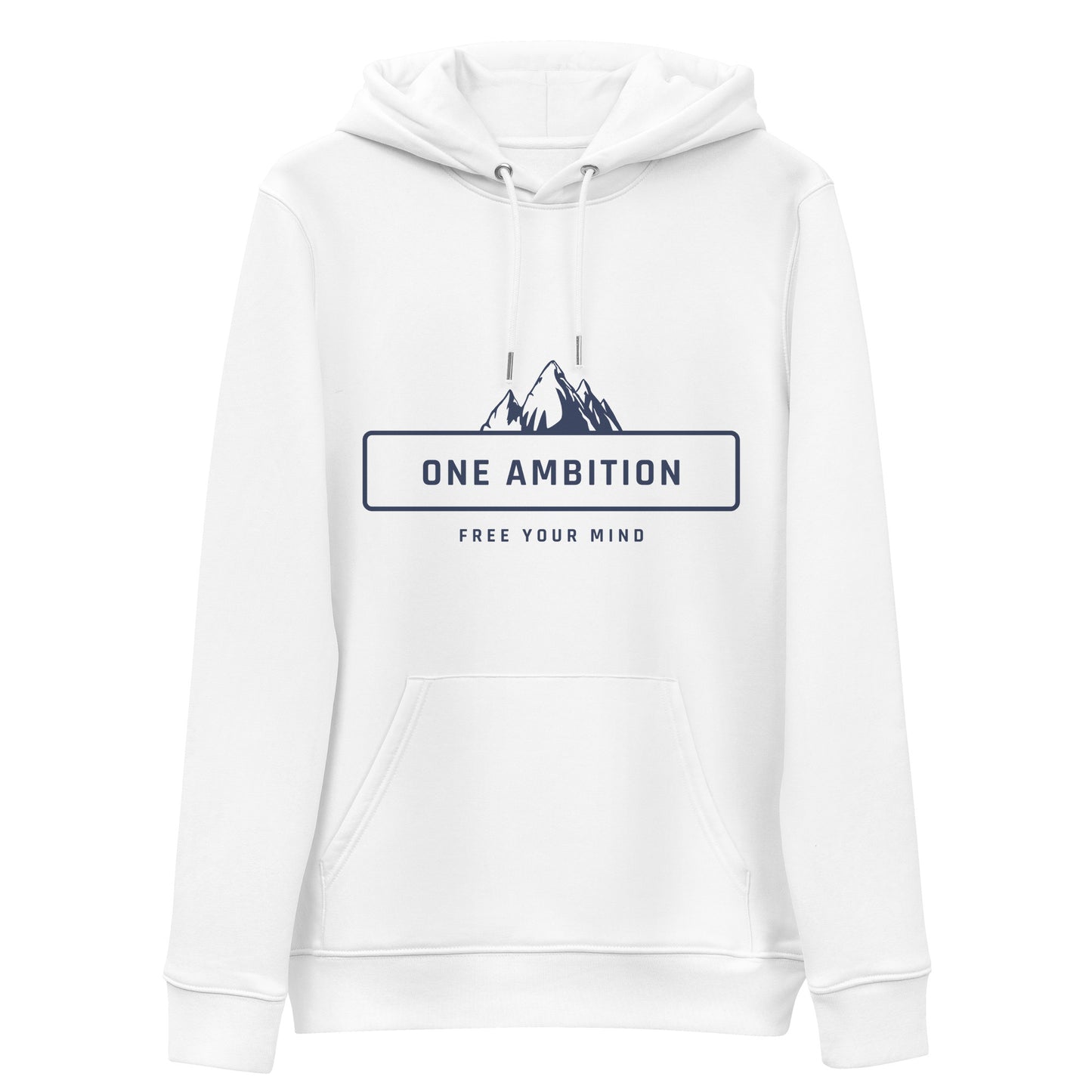 Sweat à capuche coton bio ONE AMBITION LIGHT - Unisexe