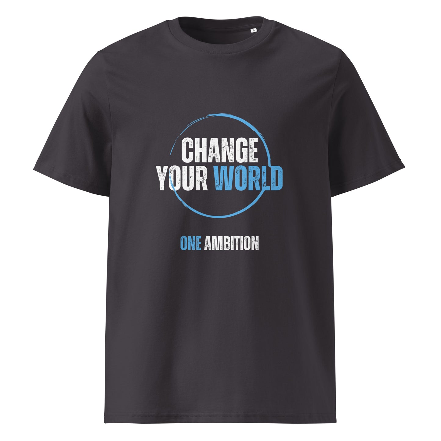 T-shirt unisexe coton bio CHANGE YOUR WORLD