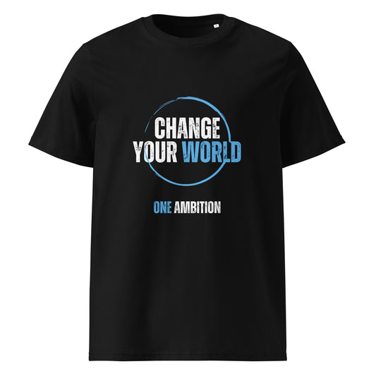 T-shirt unisexe coton bio CHANGE YOUR WORLD