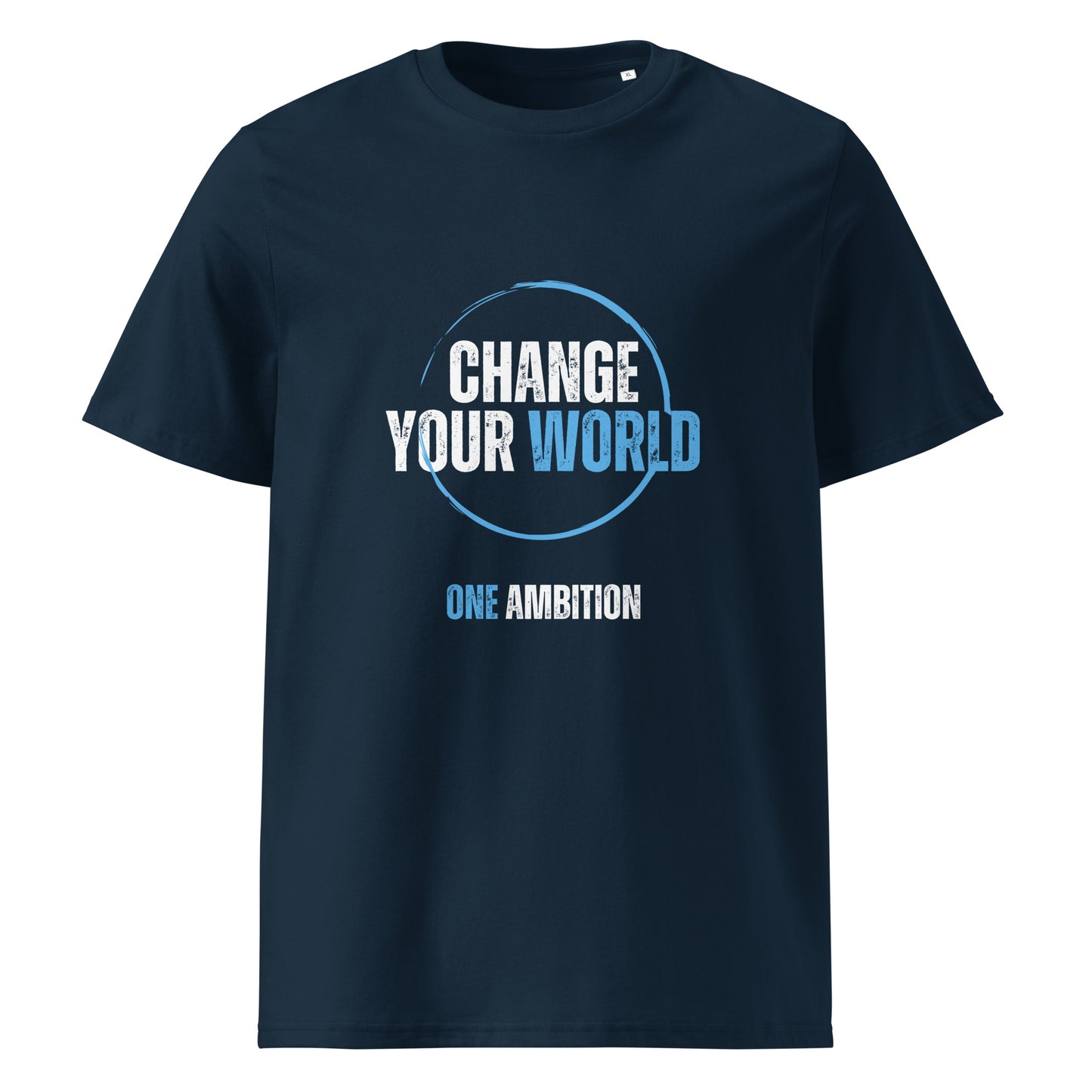 T-shirt unisexe coton bio CHANGE YOUR WORLD