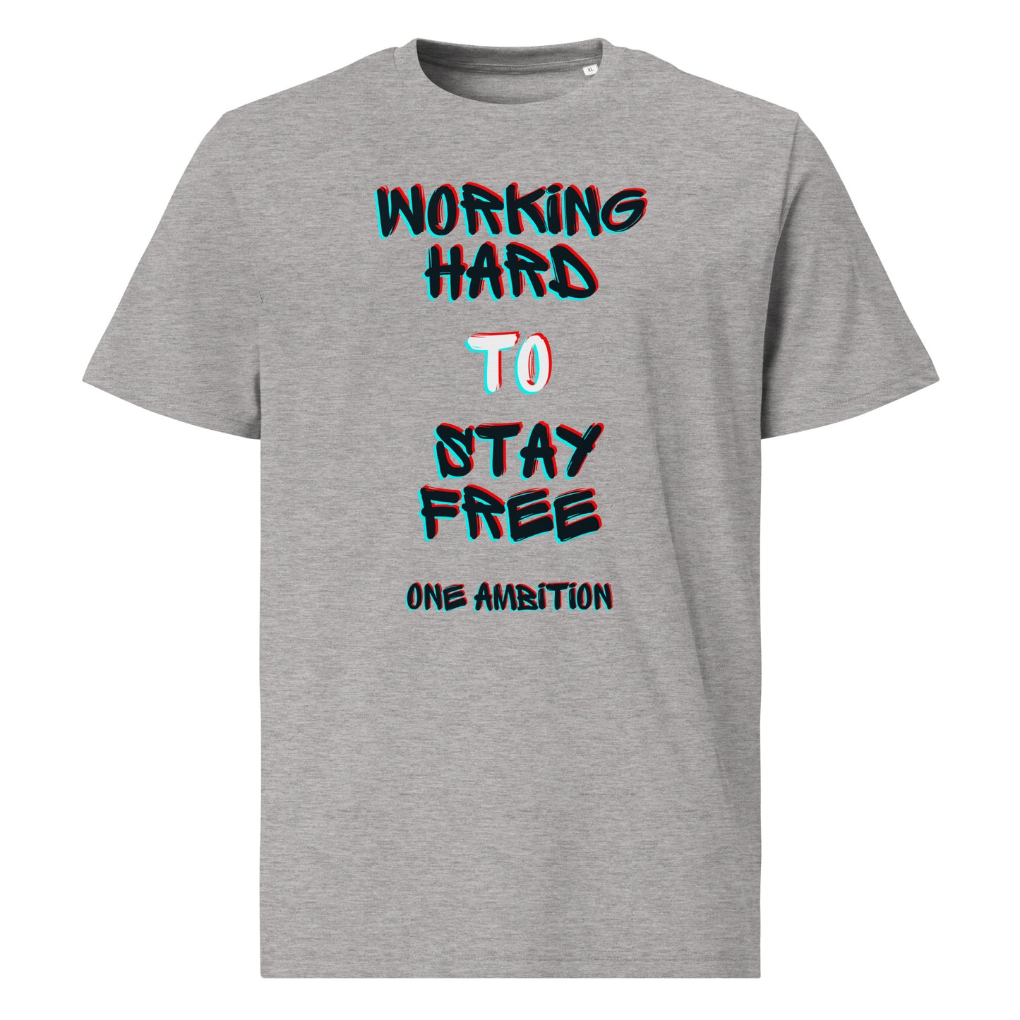 T-shirt unisexe coton bio WORKING HARD LIGHT