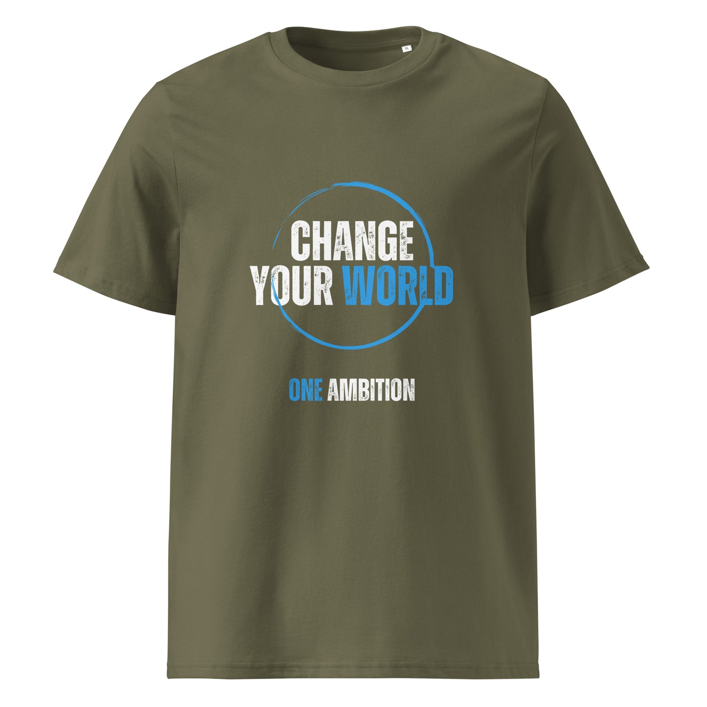 T-shirt unisexe coton bio CHANGE YOUR WORLD