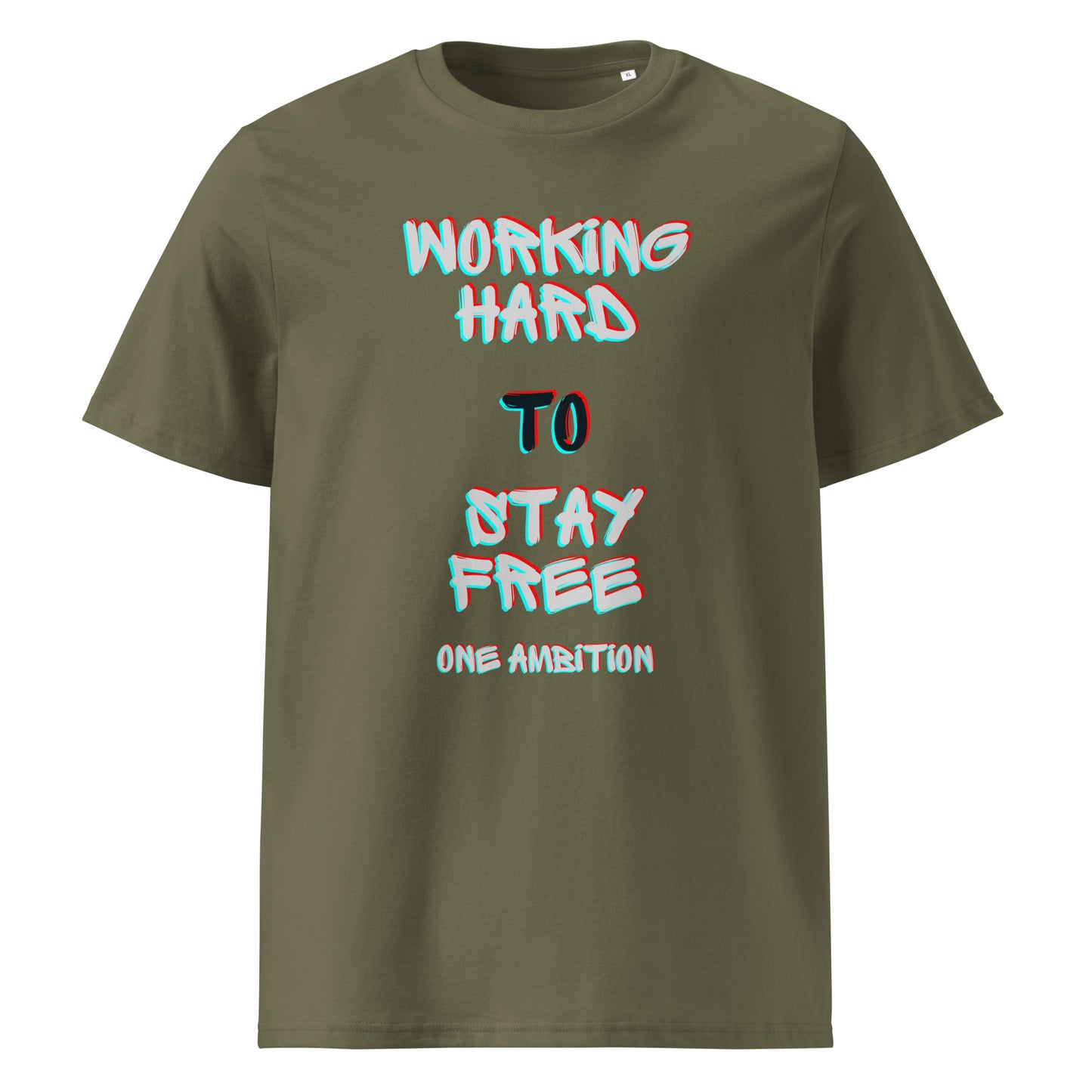 T-shirt unisexe coton bio WORKING HARD