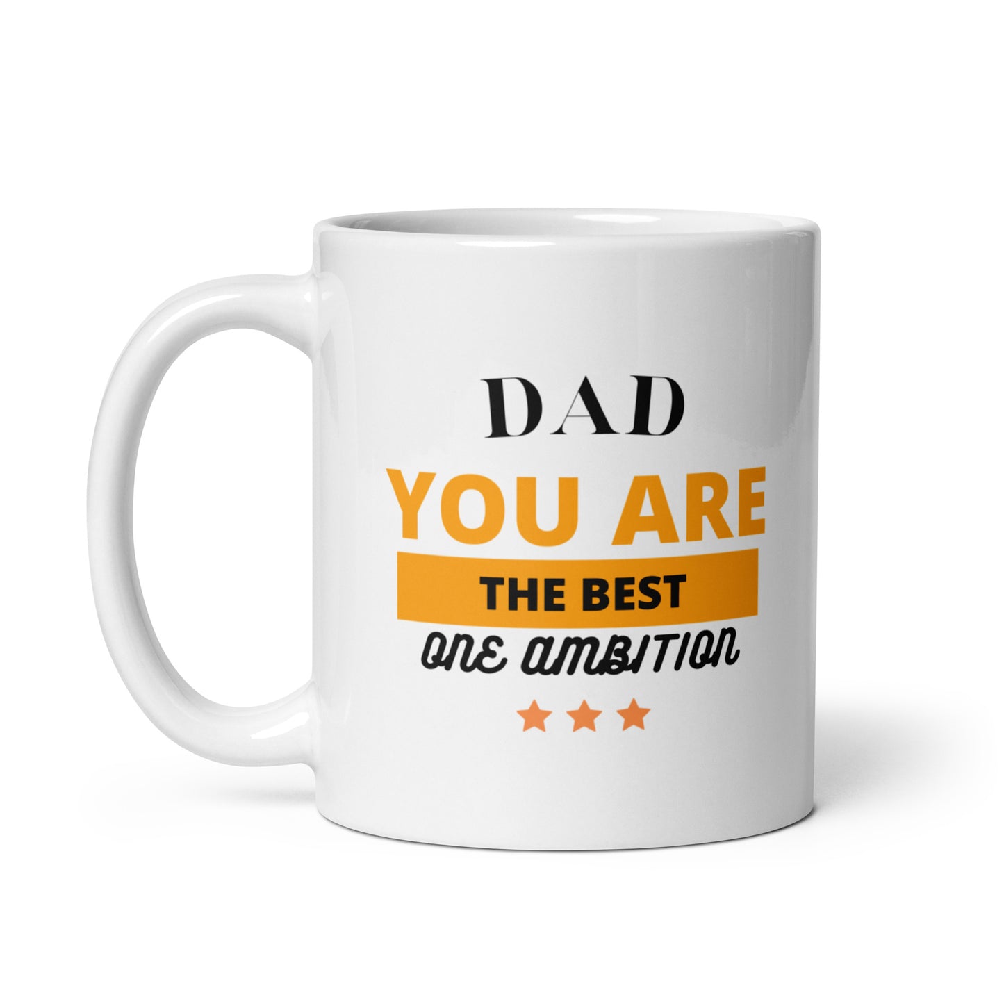 Mug Blanc Brillant DAD THE BEST